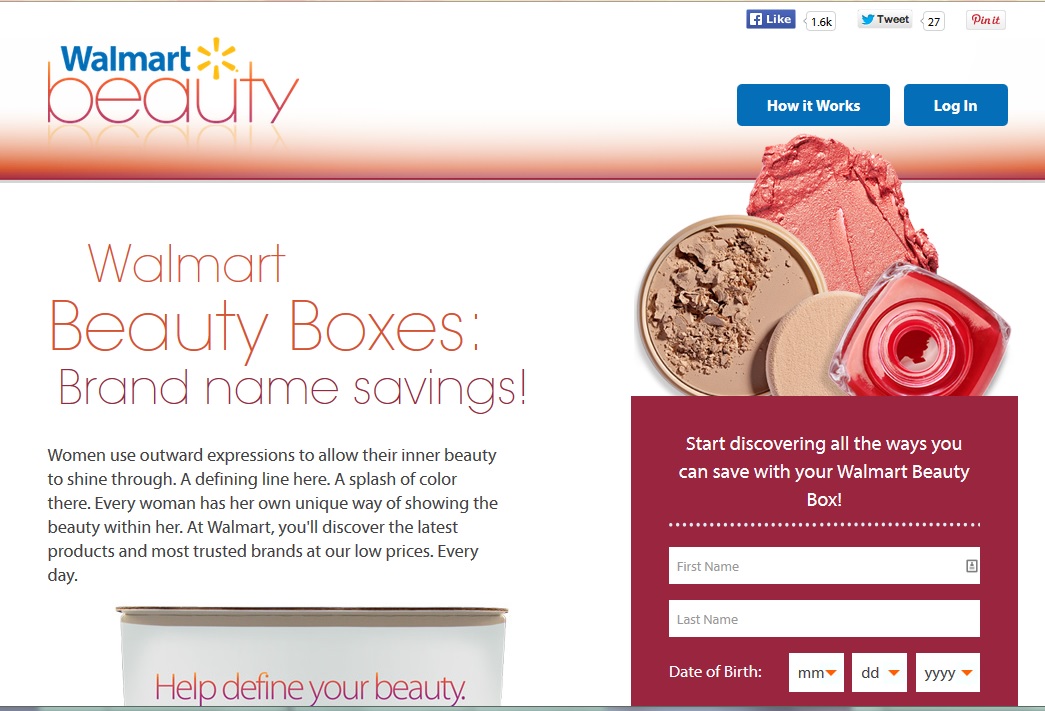 Walmart's Beauty Box